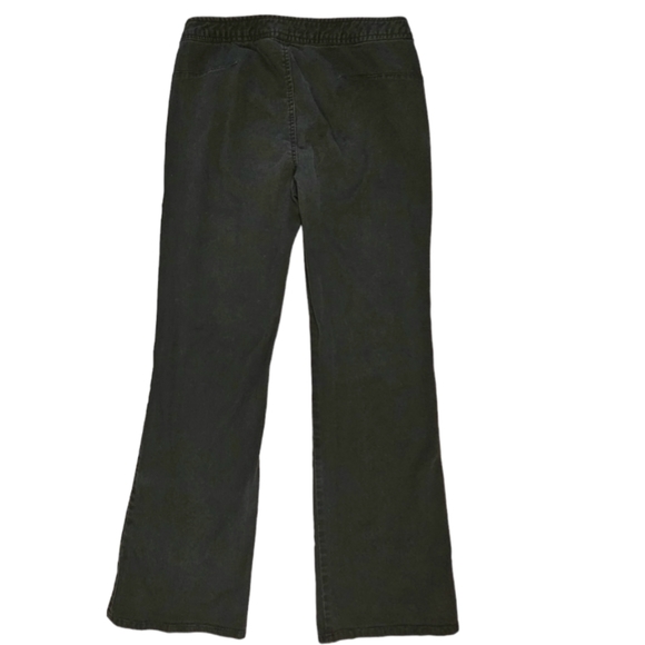 Express Jeans Vintage 90s Women's 5/6 Washed Black Sailor Snap Front Flare - Picture 13 of 13